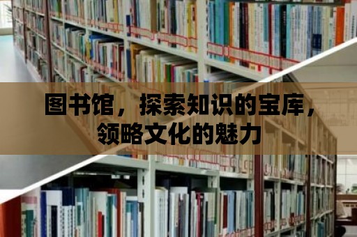 圖書館，探索知識的寶庫，領略文化的魅力