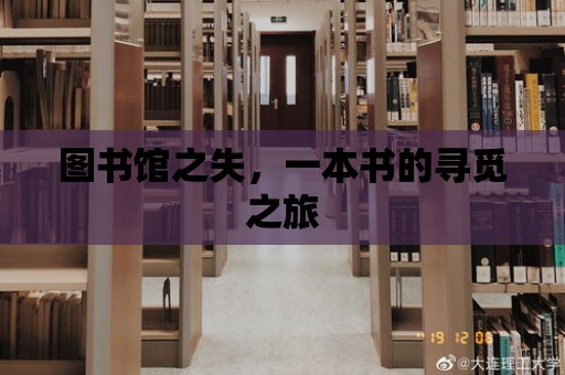 圖書館之失，一本書的尋覓之旅