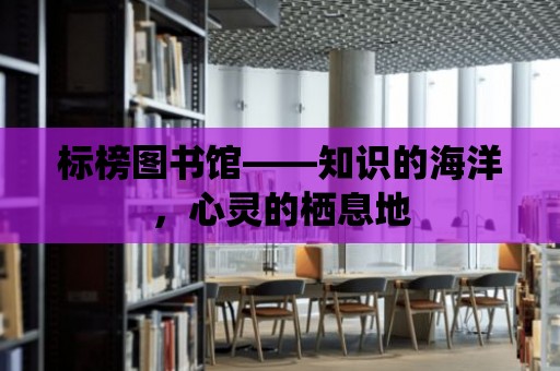 標(biāo)榜圖書館——知識的海洋，心靈的棲息地