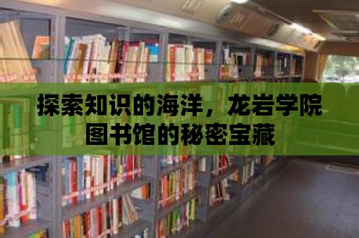 探索知識的海洋，龍巖學院圖書館的秘密寶藏