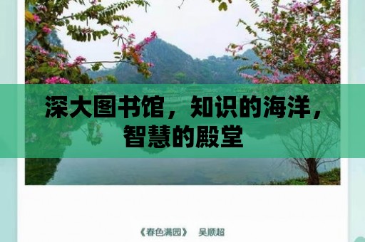 深大圖書館，知識的海洋，智慧的殿堂