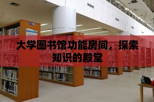 大學(xué)圖書館功能房間，探索知識(shí)的殿堂