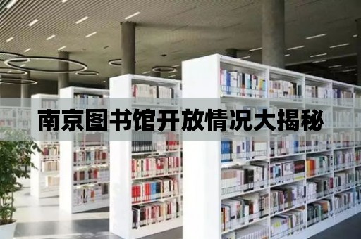 南京圖書館開放情況大揭秘