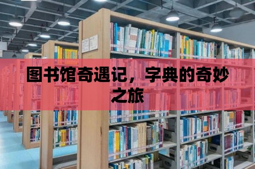 圖書館奇遇記，字典的奇妙之旅