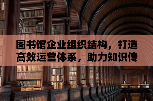 圖書館企業組織結構，打造高效運營體系，助力知識傳播