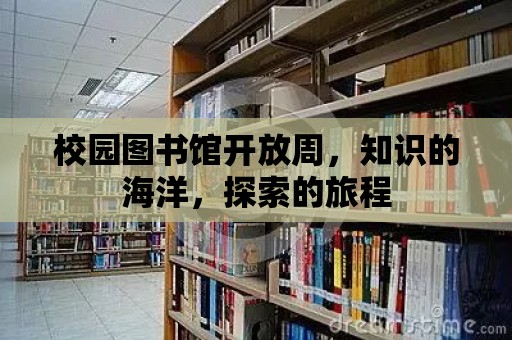 校園圖書館開放周，知識(shí)的海洋，探索的旅程