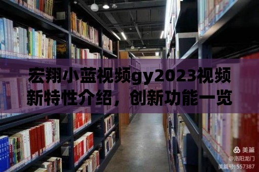 宏翔小藍(lán)視頻gy2023視頻新特性介紹，創(chuàng)新功能一覽無余！