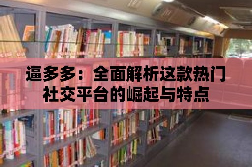 逼多多：全面解析這款熱門社交平臺的崛起與特點