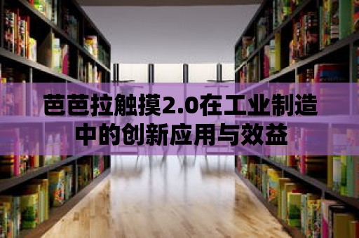 芭芭拉觸摸2.0在工業(yè)制造中的創(chuàng)新應(yīng)用與效益