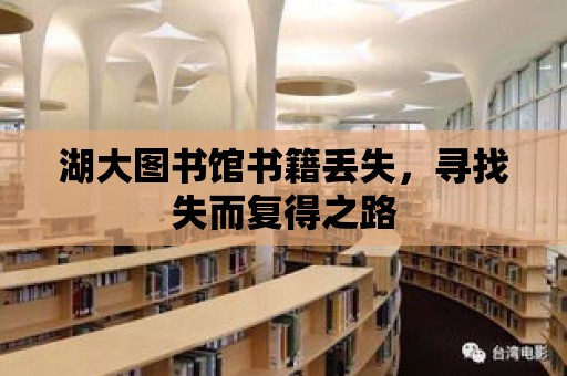 湖大圖書館書籍丟失，尋找失而復得之路