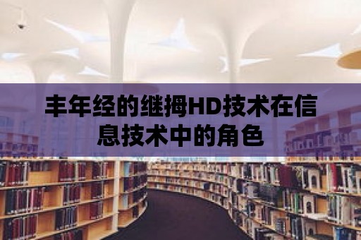 豐年經(jīng)的繼拇HD技術(shù)在信息技術(shù)中的角色