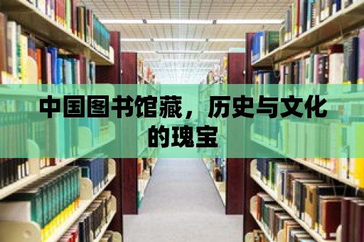 中國圖書館藏，歷史與文化的瑰寶