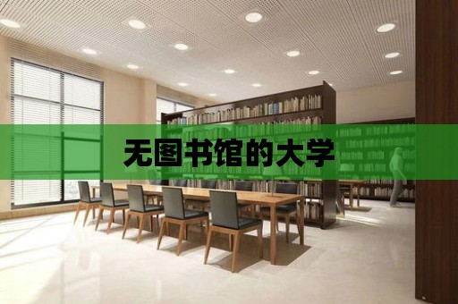 無(wú)圖書館的大學(xué)