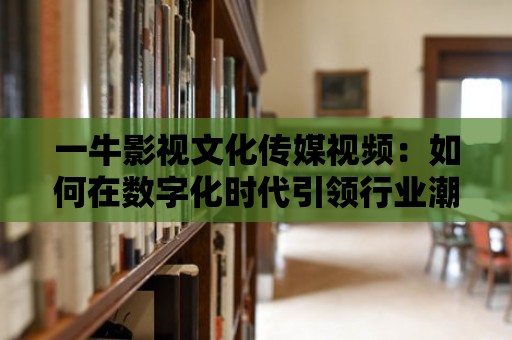 一牛影視文化傳媒視頻：如何在數字化時代引領行業潮流