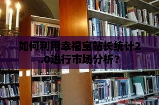 如何利用幸福寶站長統計2.0進行市場分析？