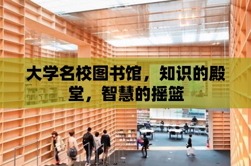 大學名校圖書館，知識的殿堂，智慧的搖籃