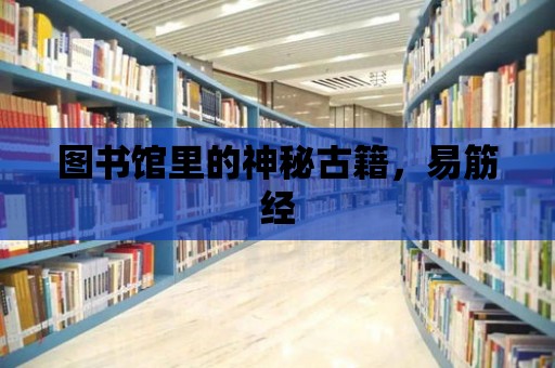 圖書館里的神秘古籍，易筋經