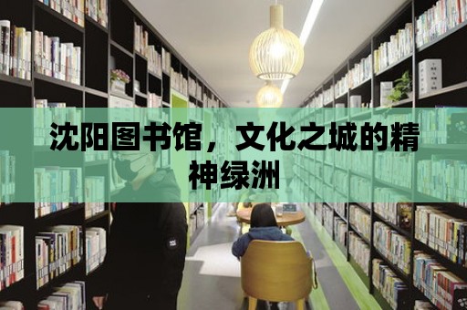 沈陽圖書館，文化之城的精神綠洲