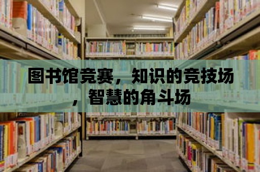 圖書館競賽，知識的競技場，智慧的角斗場