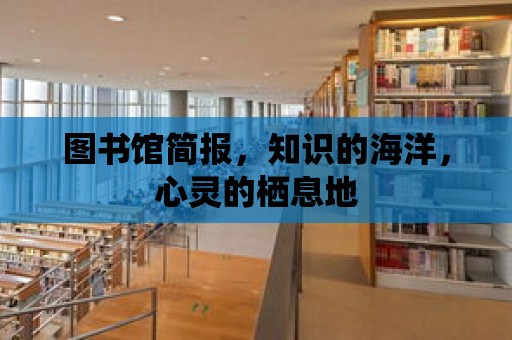 圖書館簡報，知識的海洋，心靈的棲息地