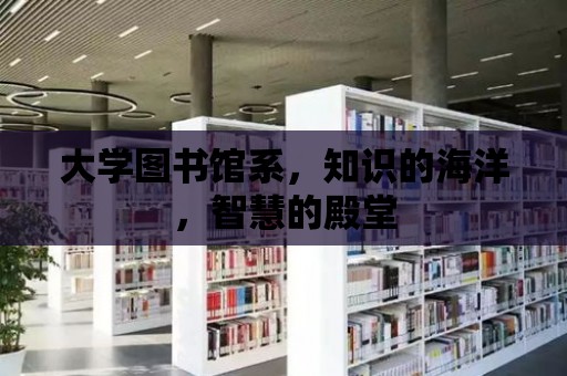 大學(xué)圖書館系，知識(shí)的海洋，智慧的殿堂