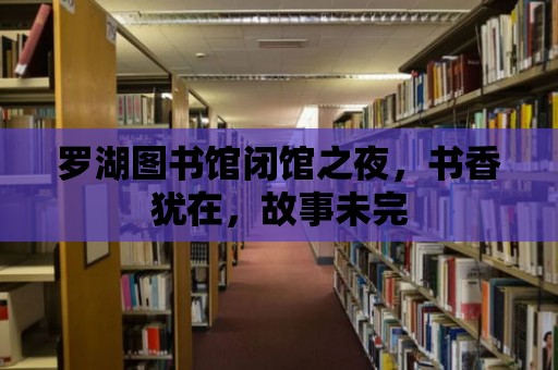 羅湖圖書館閉館之夜，書香猶在，故事未完