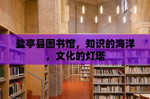 鹽亭縣圖書館，知識的海洋，文化的燈塔