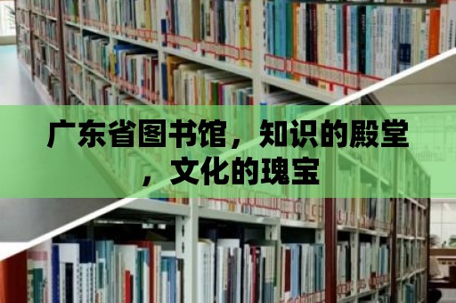 廣東省圖書館，知識(shí)的殿堂，文化的瑰寶