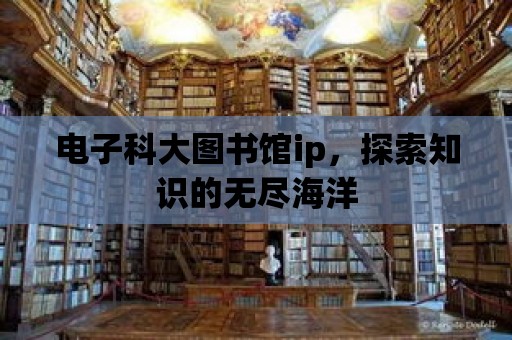 電子科大圖書館ip，探索知識的無盡海洋