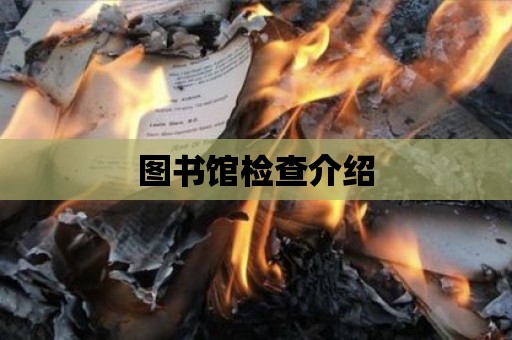 圖書館檢查介紹