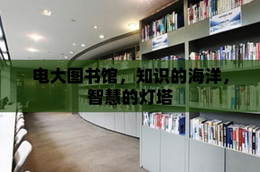 電大圖書館，知識的海洋，智慧的燈塔