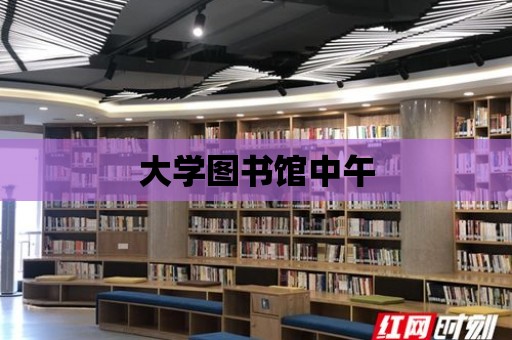 大學圖書館中午