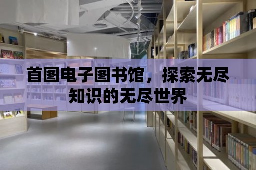 首圖電子圖書館，探索無盡知識的無盡世界