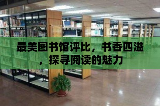 最美圖書館評比，書香四溢，探尋閱讀的魅力