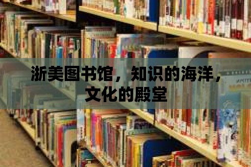 浙美圖書館，知識的海洋，文化的殿堂