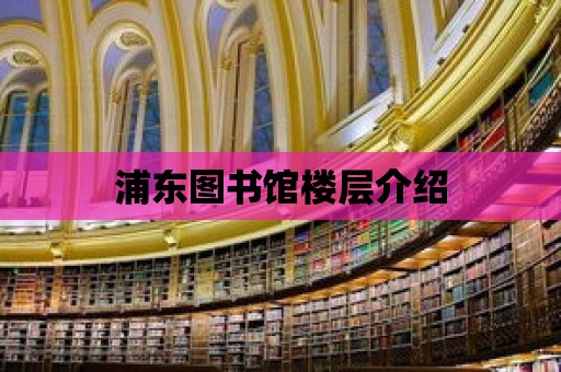 浦東圖書館樓層介紹