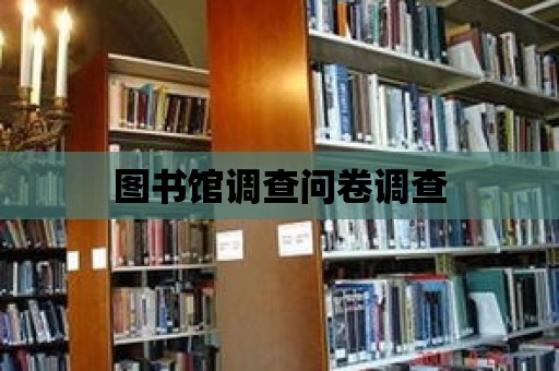 圖書館調查問卷調查