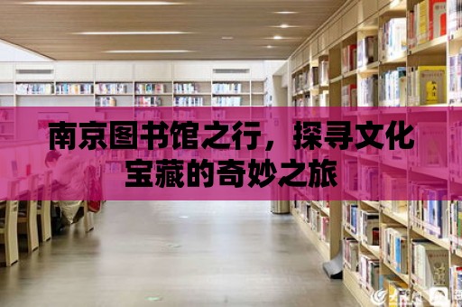 南京圖書館之行，探尋文化寶藏的奇妙之旅