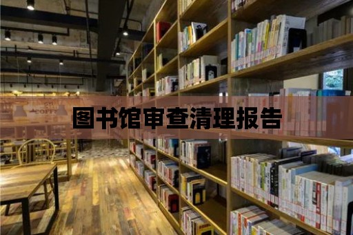 圖書館審查清理報告