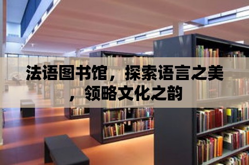 法語圖書館，探索語言之美，領略文化之韻