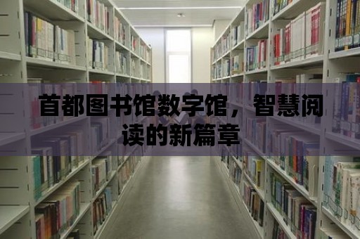 首都圖書館數字館，智慧閱讀的新篇章