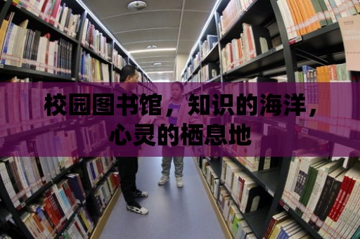 校園圖書館，知識的海洋，心靈的棲息地