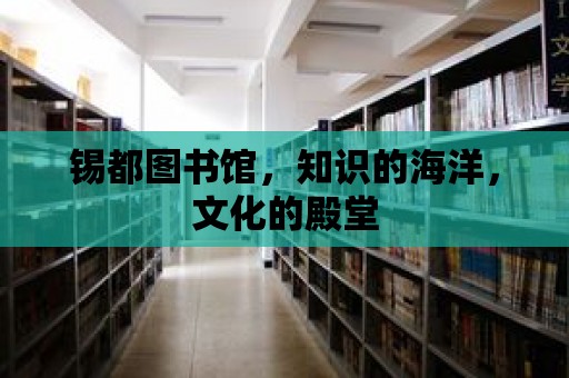 錫都圖書館，知識的海洋，文化的殿堂