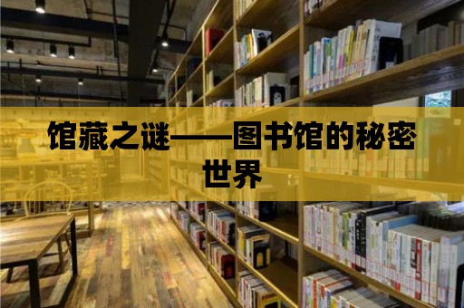 館藏之謎——圖書館的秘密世界