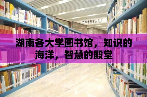 湖南各大學(xué)圖書館，知識的海洋，智慧的殿堂