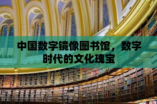 中國數字鏡像圖書館，數字時代的文化瑰寶