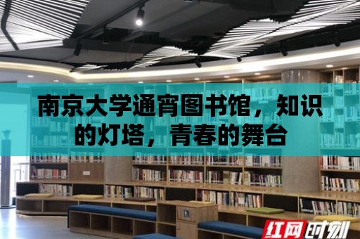 南京大學(xué)通宵圖書館，知識的燈塔，青春的舞臺