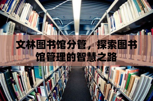 文林圖書館分管，探索圖書館管理的智慧之路