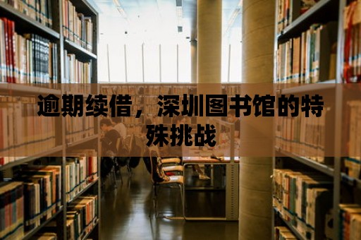 逾期續借，深圳圖書館的特殊挑戰