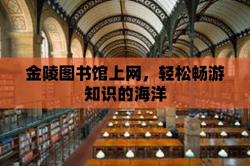 金陵圖書館上網(wǎng)，輕松暢游知識的海洋